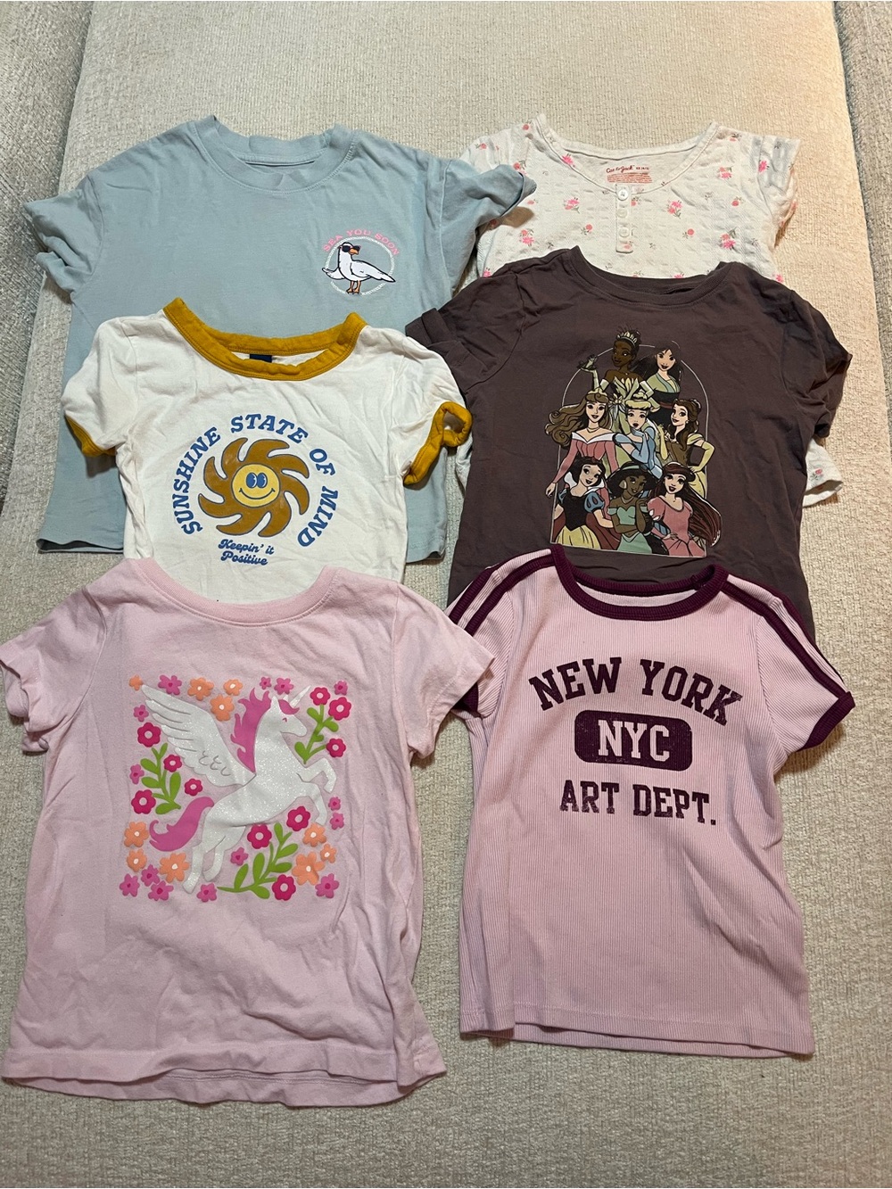 Lot of girls size 5T graphic tees